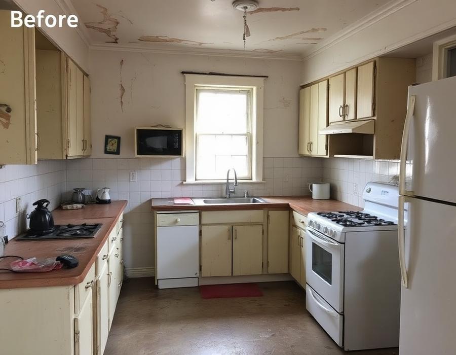 Kitchen Restoration — Mueller before